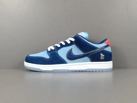 Nike SB Dunk Low Why So Sad? multi-color sneaker premium leather suede limited edition skateboarding shoe