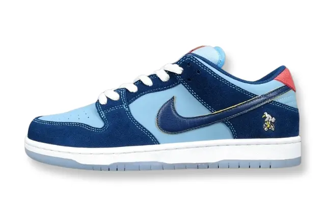 Nike SB Dunk Low Why So Sad? multi-color sneaker premium leather suede limited edition skateboarding shoe