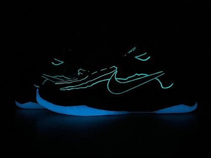 Nike Kobe 5 Protro X-Ray basketball shoes with translucent skeletal-inspired design and details
