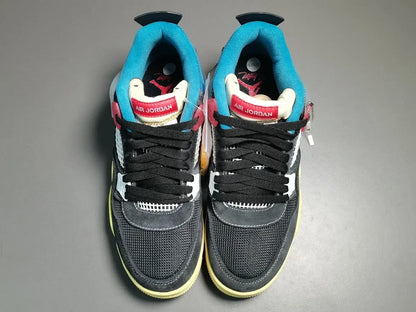 Air Jordan 4 Union Off Noir black beige sneakers premium men's shoes
