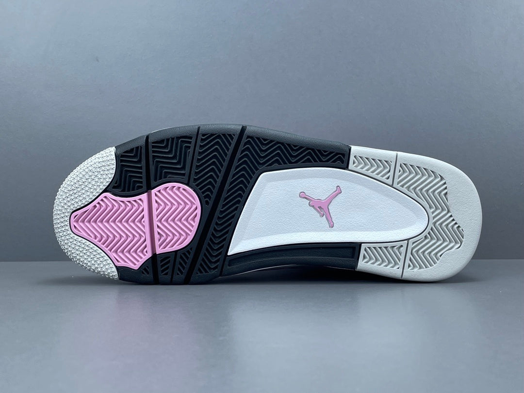 Air Jordan 4 Orchid sneakers side view pastel pink retro basketball shoes iconic style
