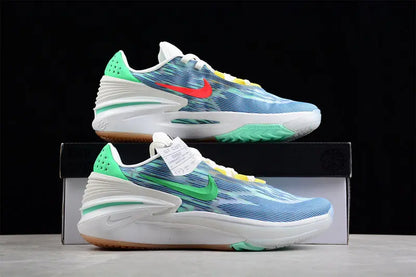 Nike Zoom GT Cut 2 blue green gum basketball shoes