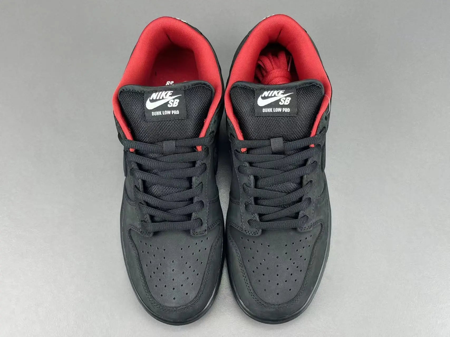 Nike SB Dunk Supreme 94 Black low top sneaker side view all black
