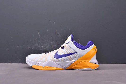 Nike Kobe 7 Lakers Home basketball shoes purple and gold team colors
