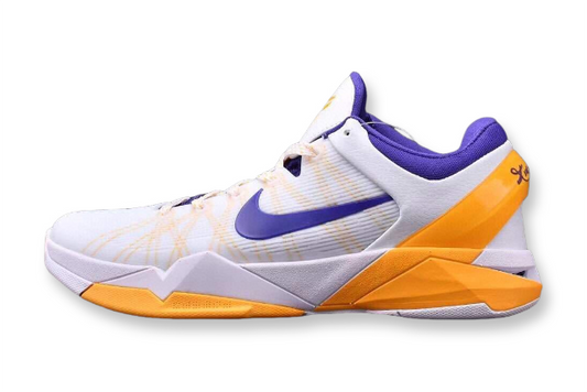 Nike Kobe 7 Lakers Home basketball shoes purple and gold team colors
