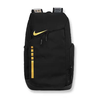Nike Hoops Elite Pro backpack Gold front view