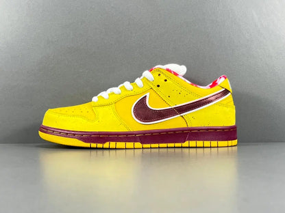 Nike SB Dunk Low Yellow Lobster yellow white red sneaker limited edition collectible skate shoe