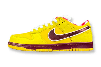 Nike SB Dunk Low Yellow Lobster yellow white red sneaker limited edition collectible skate shoe
