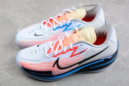 Nike Air Zoom GT Cut White Black Laser Blue performance basketball sneakers lightweight low profile design