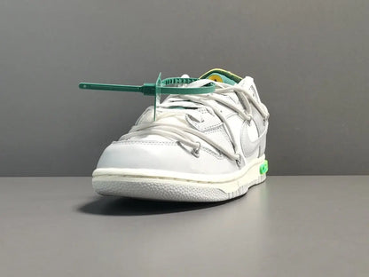 nike dunk x off-white lot 42 low sneakers collaboration mens limited edition