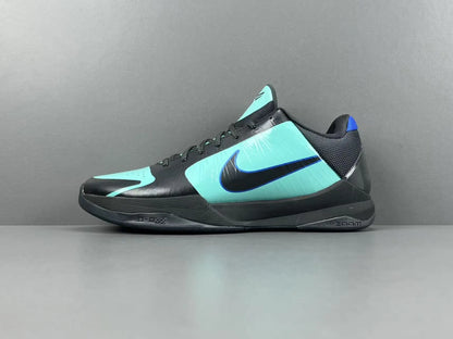 Nike Kobe 5 Protro EYBL Academy PE basketball sneakers featuring lightweight upper, forefoot Zoom Air, and elite traction