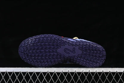 nike ja 3 x channel 12 basketball shoes side view with bold broadcast inspired colorway