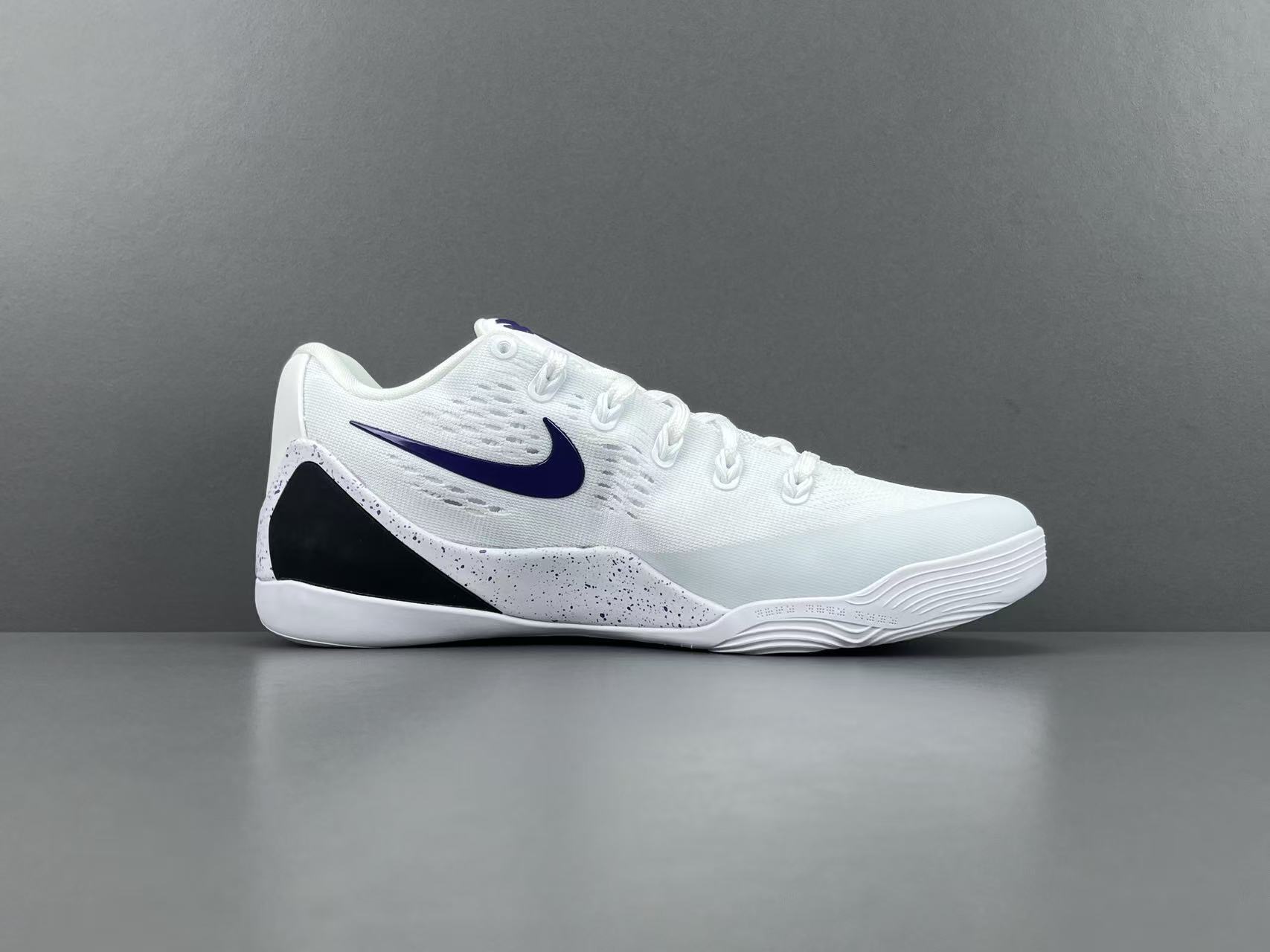 Nike Kobe 9 Elite Low EM White Court Purple basketball shoes mens sneakers