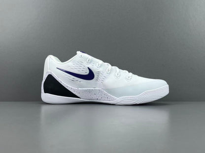 Nike Kobe 9 Elite Low EM White Court Purple basketball shoes mens sneakers
