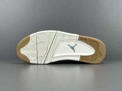 Air Jordan 4 Denim Worn Blue blue white grey sneakers premium men's shoes
