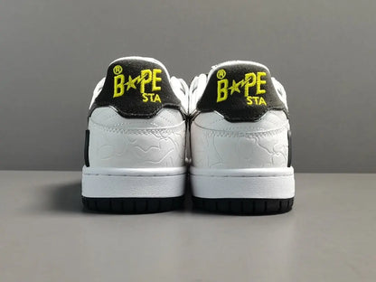 BAPE SK8 STA sneakers white silver streetwear premium casual stylish shoes