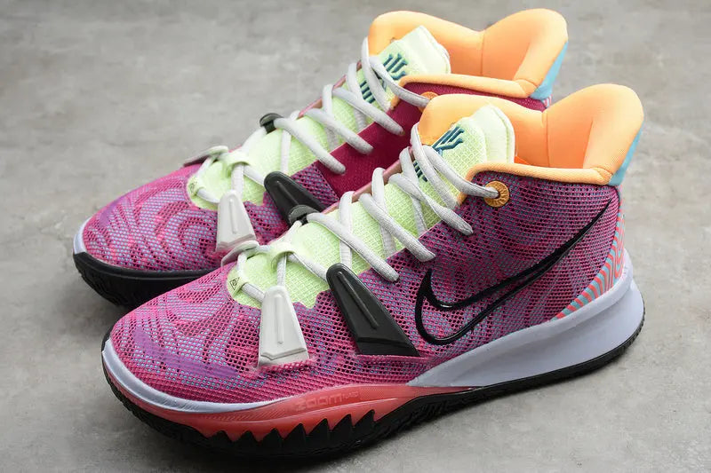 Nike Kyrie 7 x Creator basketball shoes – low-top limited edition sneakers with bold creative colorway, Zoom Air cushioning, and court performance