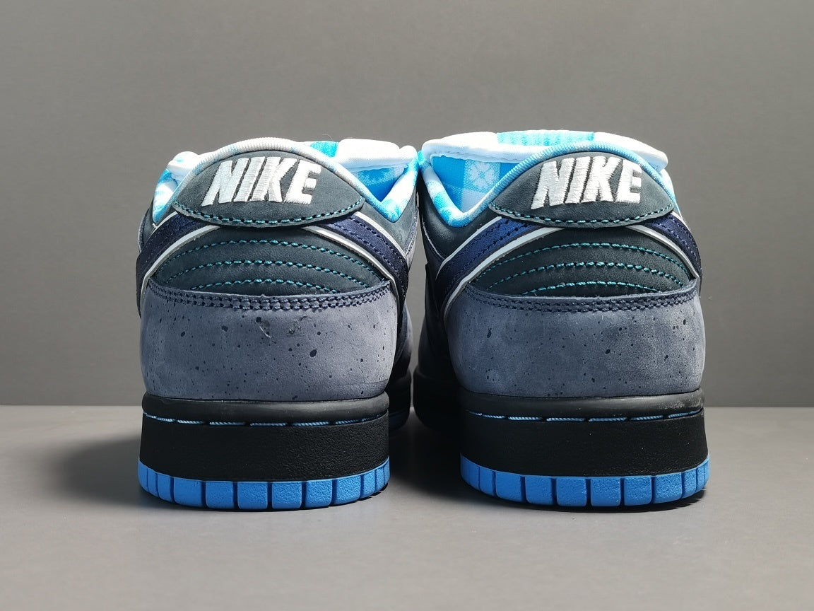 Nike SB Dunk x Concepts Blue Lobster sneaker with blue coastal details
