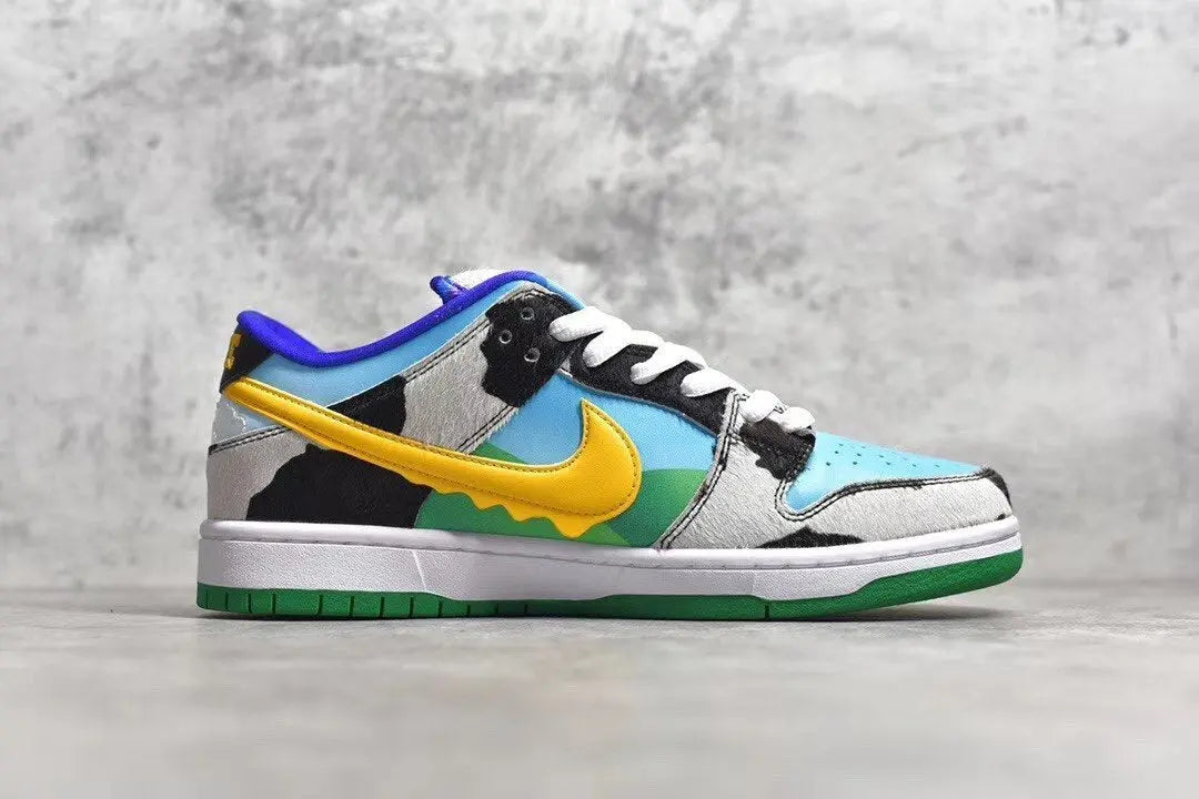 Nike SB Dunk Ben & Jerry's Chunky Dunky low top sneaker side view multi-color