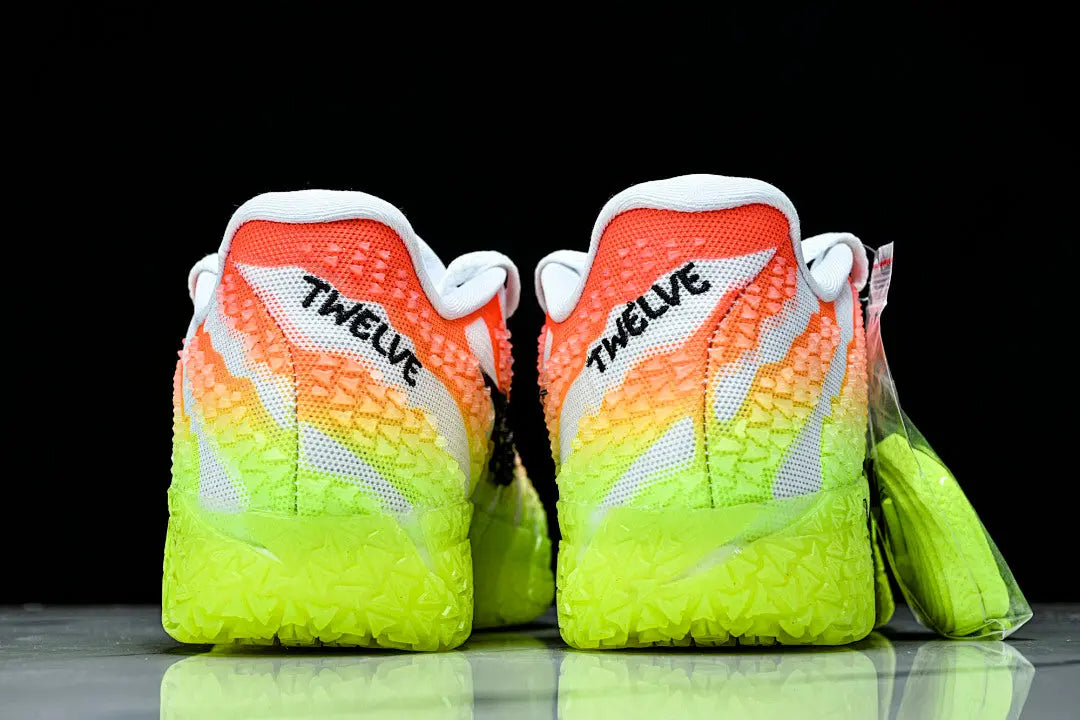 nike ja 3 x snowed in basketball shoes side view with icy snow inspired colorway