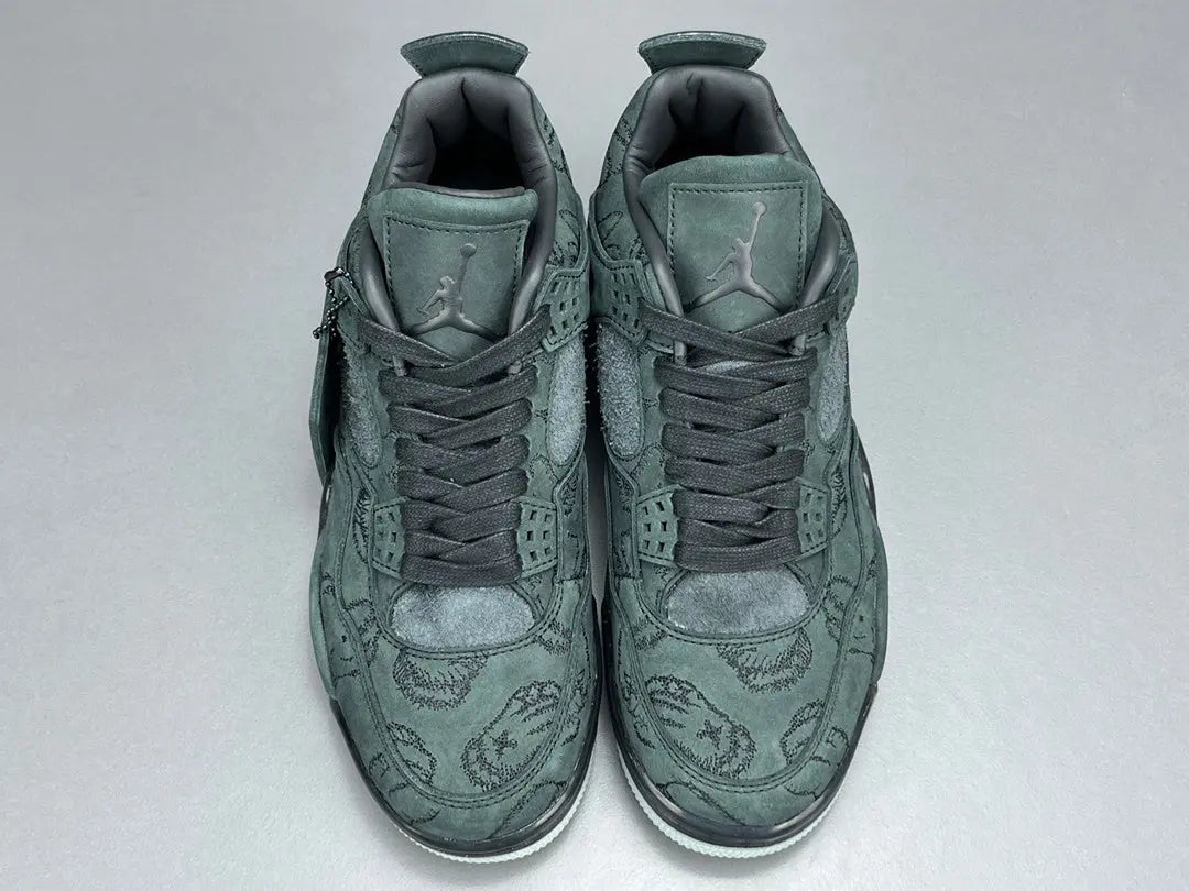 Air Jordan 4 KAWS Black Olive limited edition sneakers premium men's shoes
