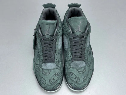 Air Jordan 4 KAWS Black Olive limited edition sneakers premium men's shoes
