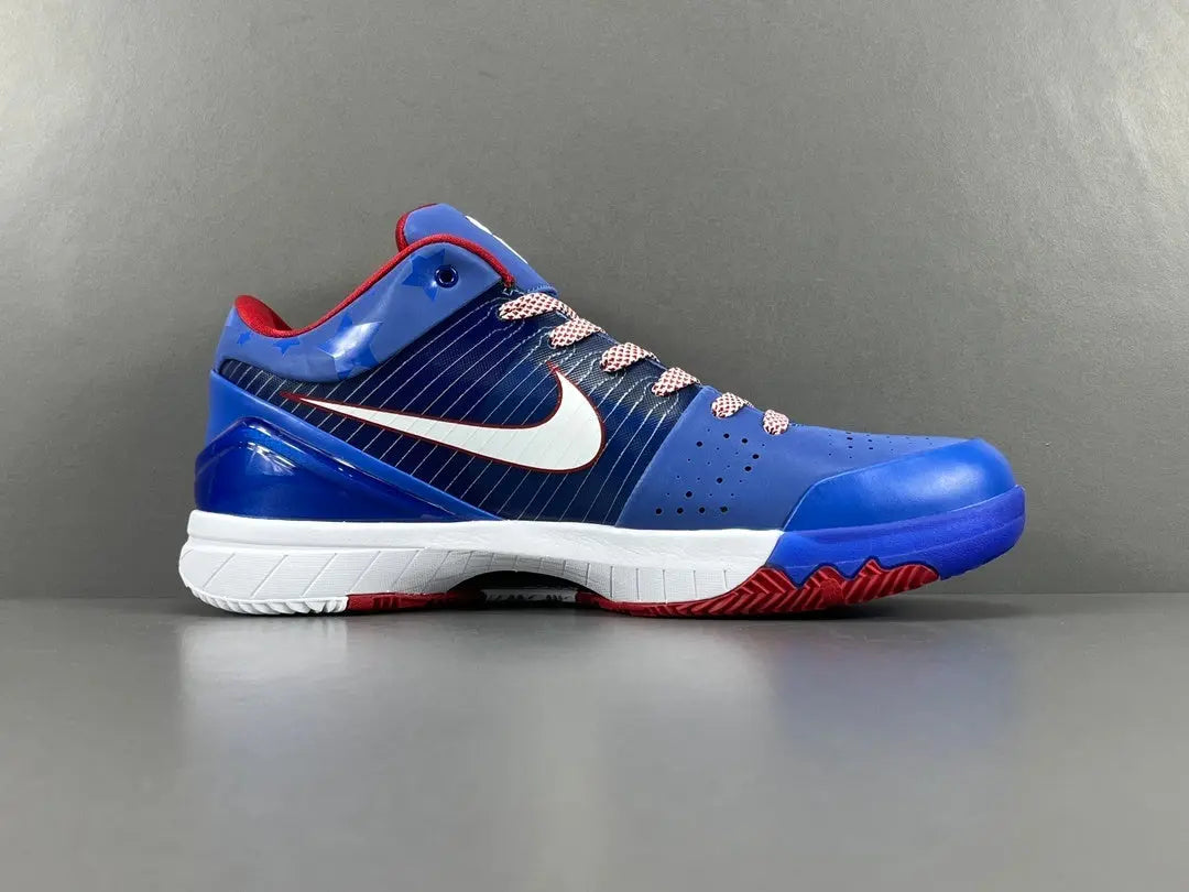 NIKE Kobe 4 Protro Philly basketball sneaker, low-top design, premium materials