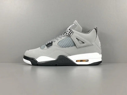 Jordan 4 Cool Grey grey white leather retro sneakers unisex premium
