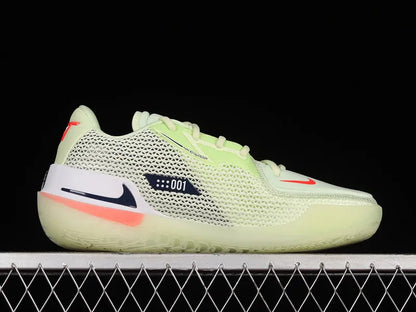 Nike Grinch colorway athletic shoes bright green