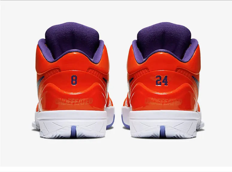 NIKE Kobe 4 Protro x UNDEFEATED Phoenix Suns basketball sneaker, low-top design