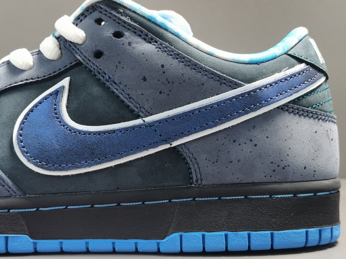 Nike SB Dunk x Concepts Blue Lobster sneaker with blue coastal details
