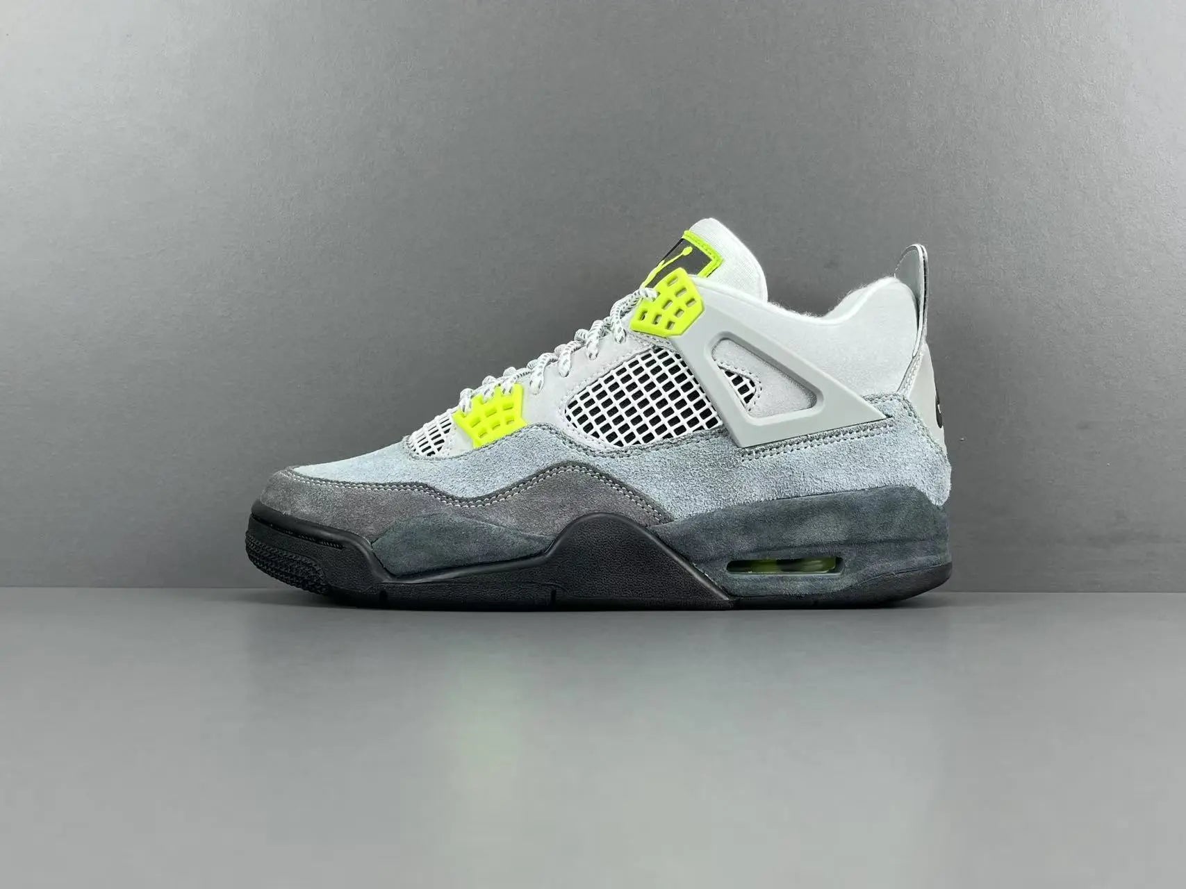 Air Jordan 4 SE 95 Neon white black neon green sneakers men's shoes

