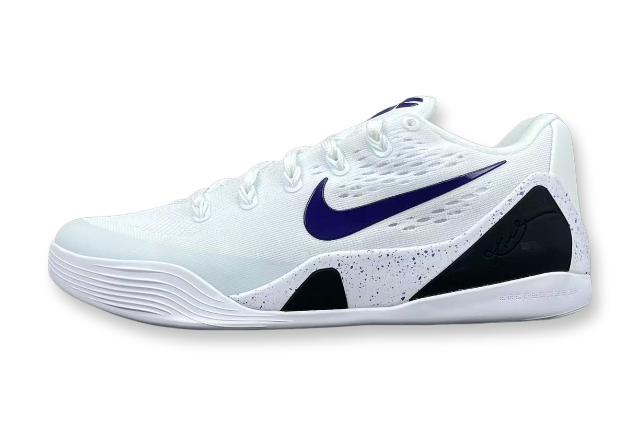 Nike Kobe 9 Elite Low EM White Court Purple basketball shoes mens sneakers