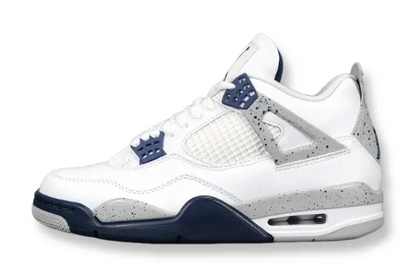 Jordan 4 Midnight Navy navy white leather retro sneakers unisex premium
