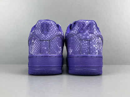Nike Air Force 1 Court Purple Kobe Bryant inspired basketball sneakers leather