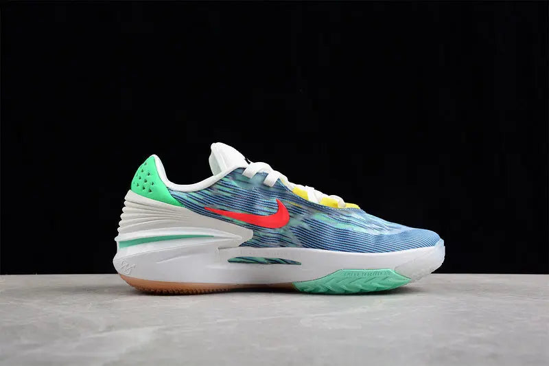 Nike Zoom GT Cut 2 blue green gum basketball shoes