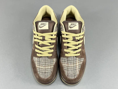 Nike SB Dunk Low Tweed sneaker premium textured upper limited edition skateboarding streetwear shoe