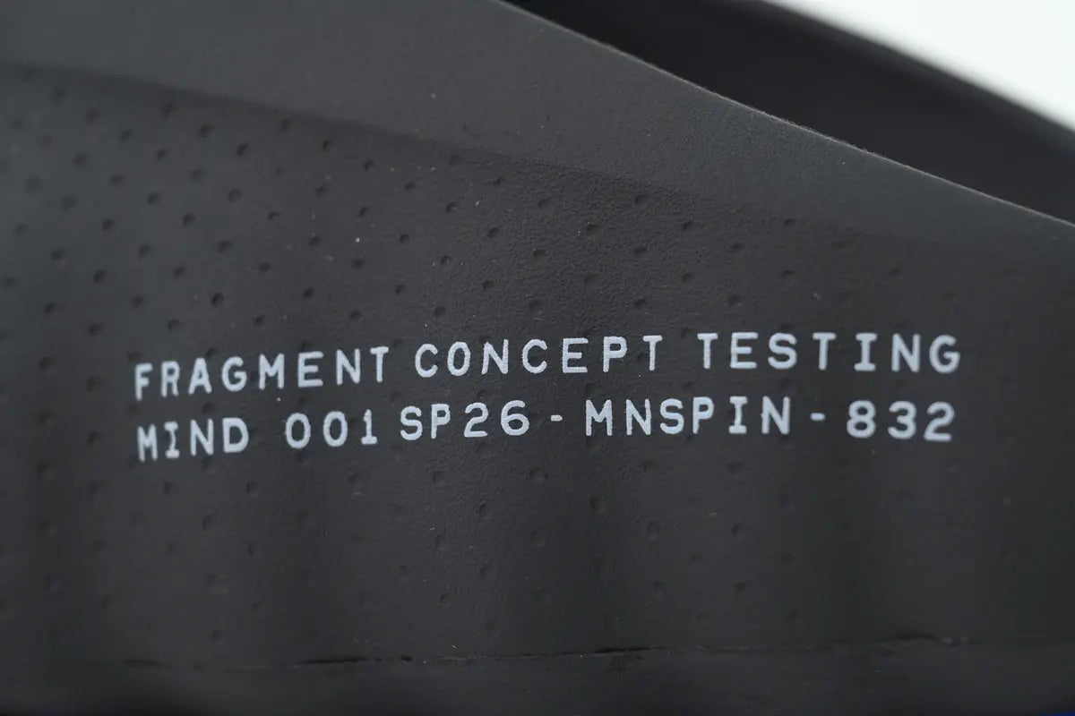 Nike Mind 001 Slide Fragment Black limited edition all black comfort slide