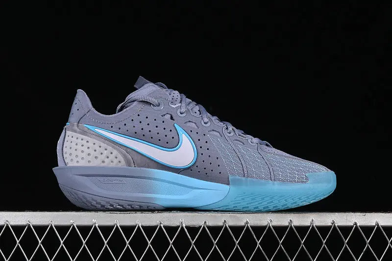 Nike Air Zoom GT Cut 3 Ashen Slate basketball shoes front view performance sneakers