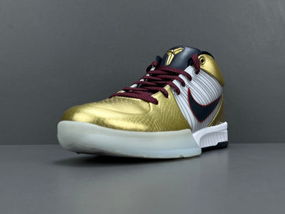 NIKE Kobe 4 Protro Gold Medal basketball sneaker, low-top, premium design