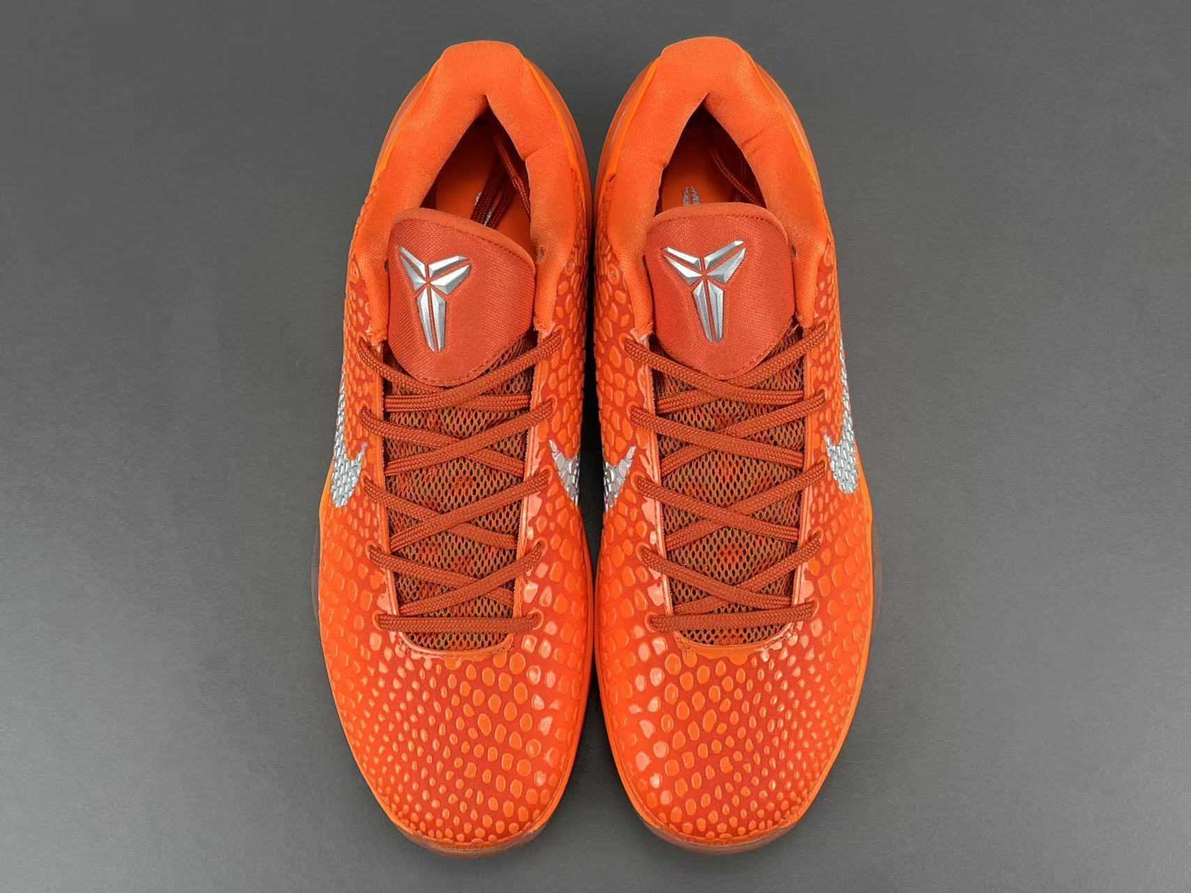 Nike Kobe 6 Protro Total Orange basketball shoes vibrant orange performance design
