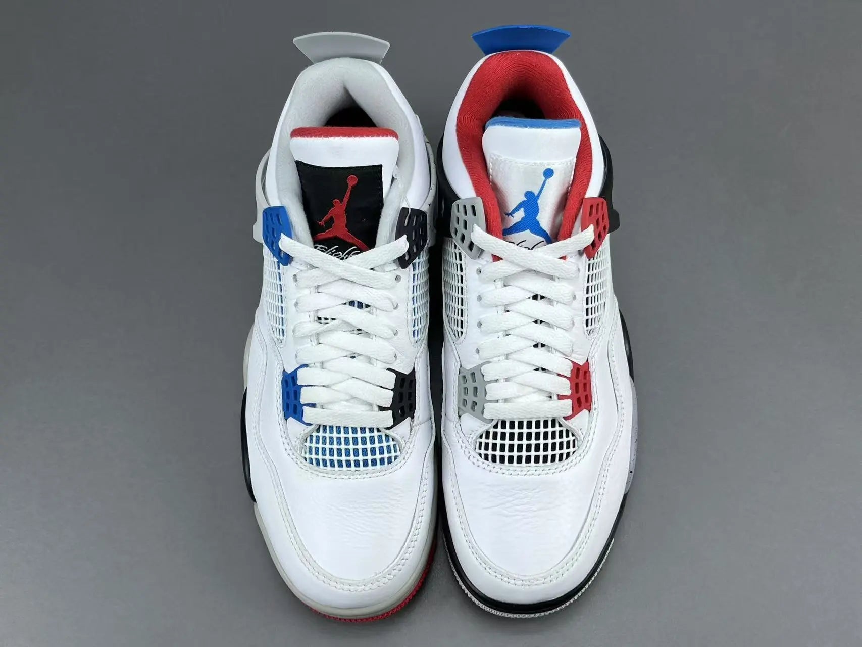 Air Jordan 4 What The multicolor sneakers iconic men's limited edition shoes
