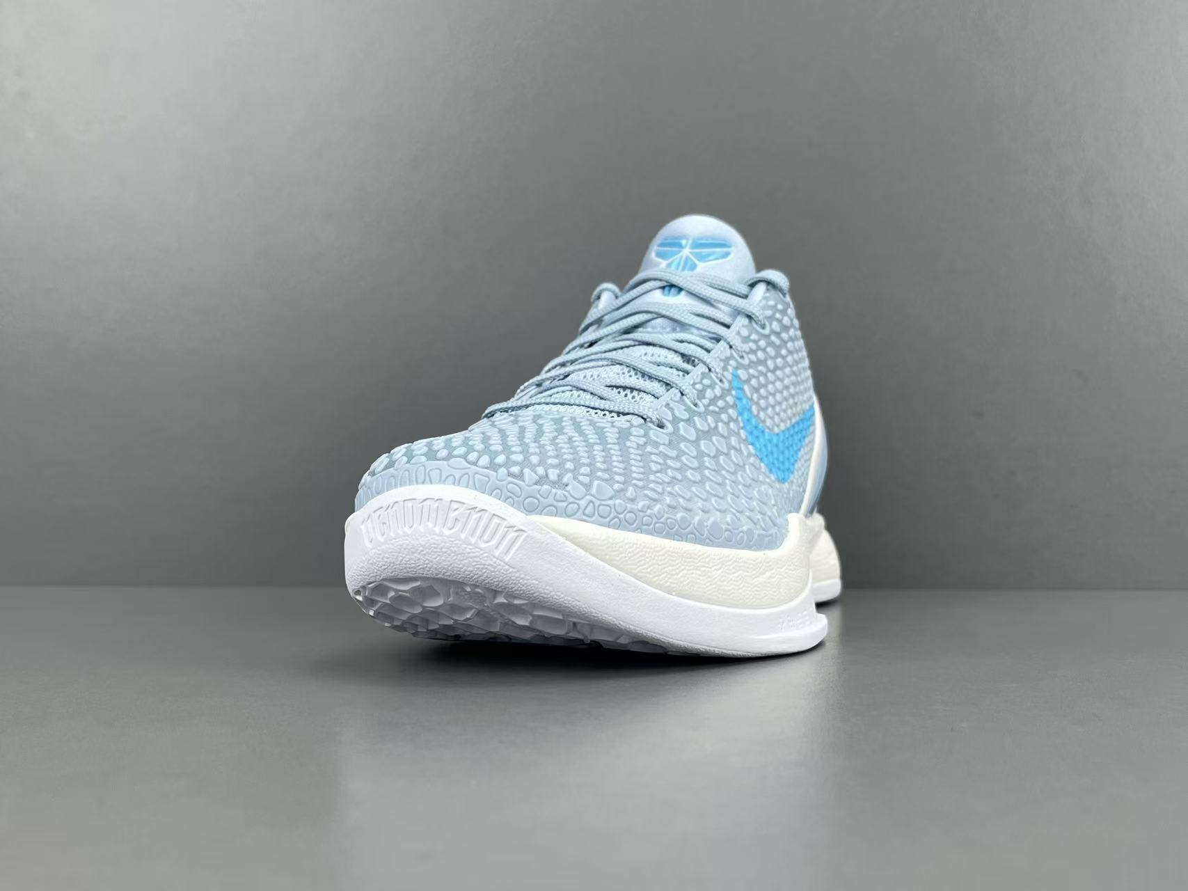 Nike Kobe 6 Protro Caitlin Clark Light Armory Blue basketball shoes sleek performance design
