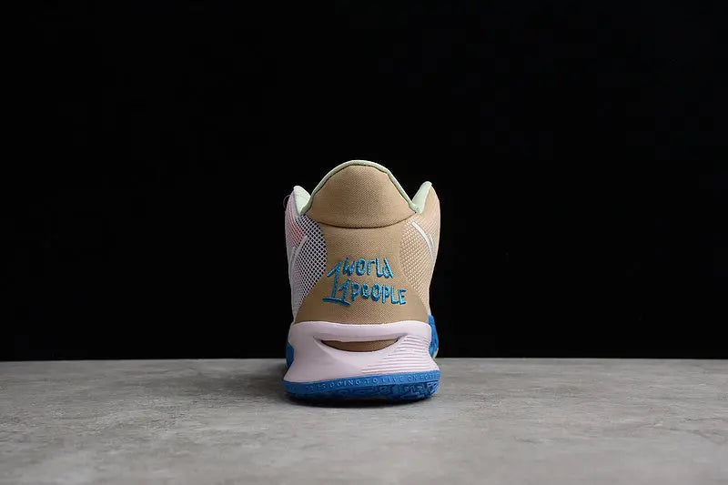 Nike Kyrie 7 x 1 World 1 People Pink basketball shoes – pink low-top sneakers with Zoom Air cushioning and bold performance design