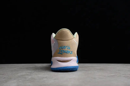 Nike Kyrie 7 x 1 World 1 People Pink basketball shoes – pink low-top sneakers with Zoom Air cushioning and bold performance design