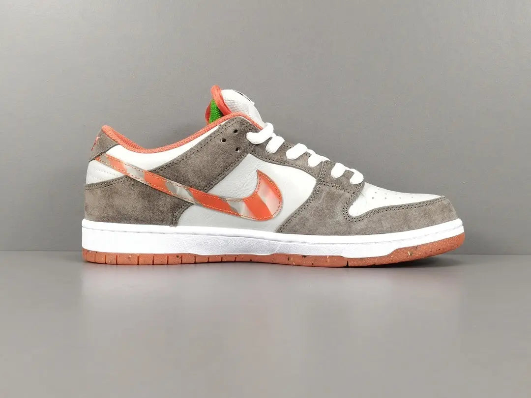 Nike SB Dunk Crushed D.C. low top skate sneaker side view bold colorway