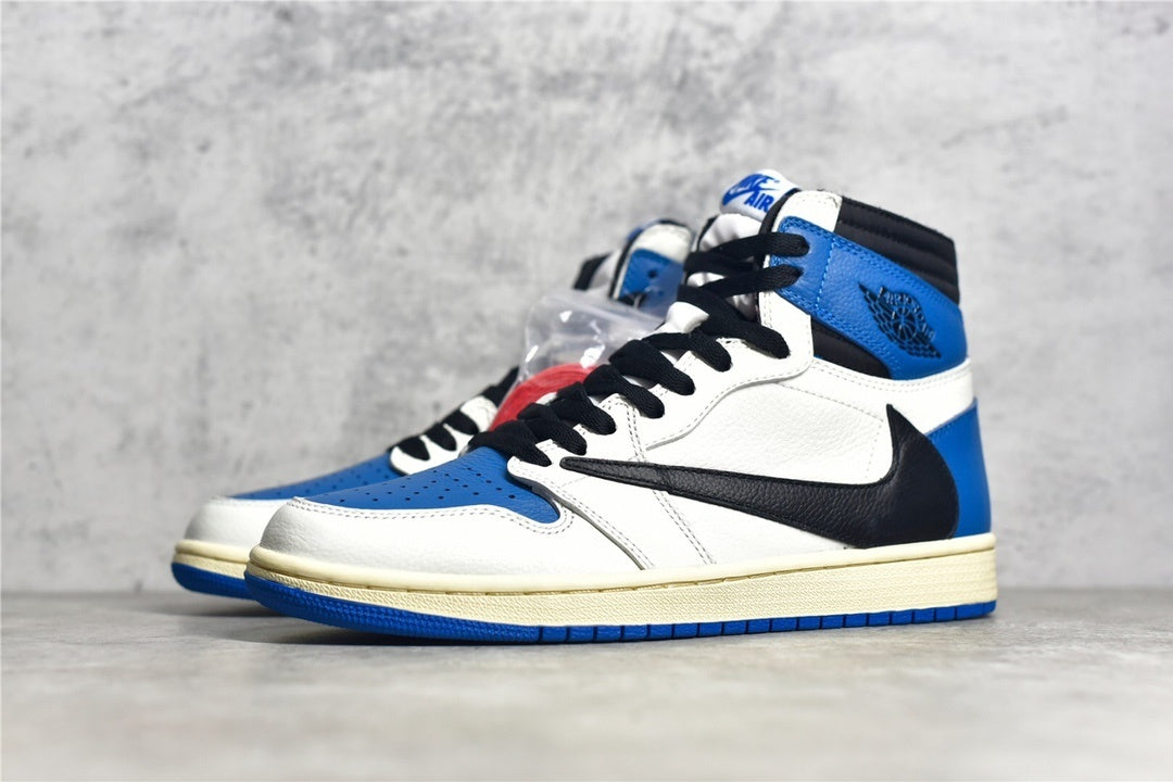 Jordan 1 High OG Fragment Travis Scott sneakers with premium leather and bold design