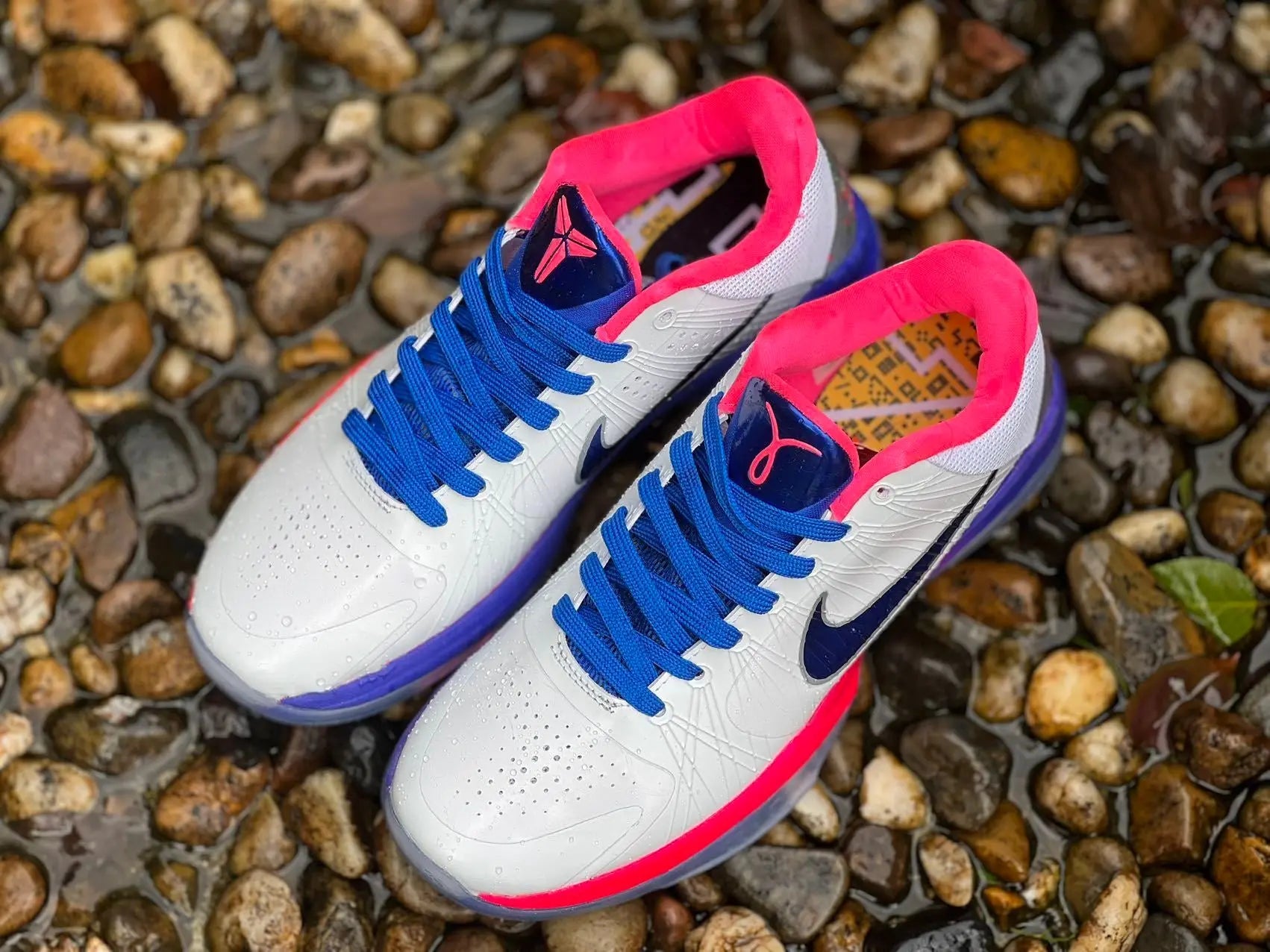 Nike Kobe 5 Protro Kay Yow edition basketball shoes with pink tribute design
