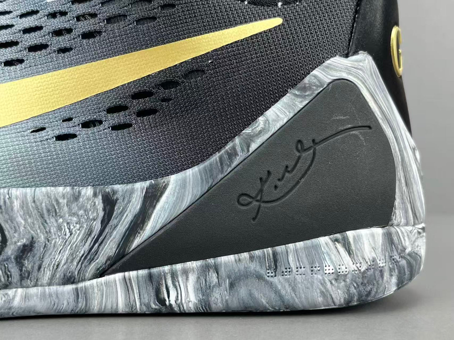 Nike Kobe 9 EM Low Protro Mambacita basketball shoes black gold mens sneakers