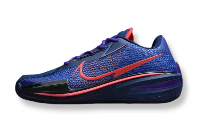 Nike Air Zoom GT Cut Blue Void Purple Red basketball shoes with Zoom Air cushioning